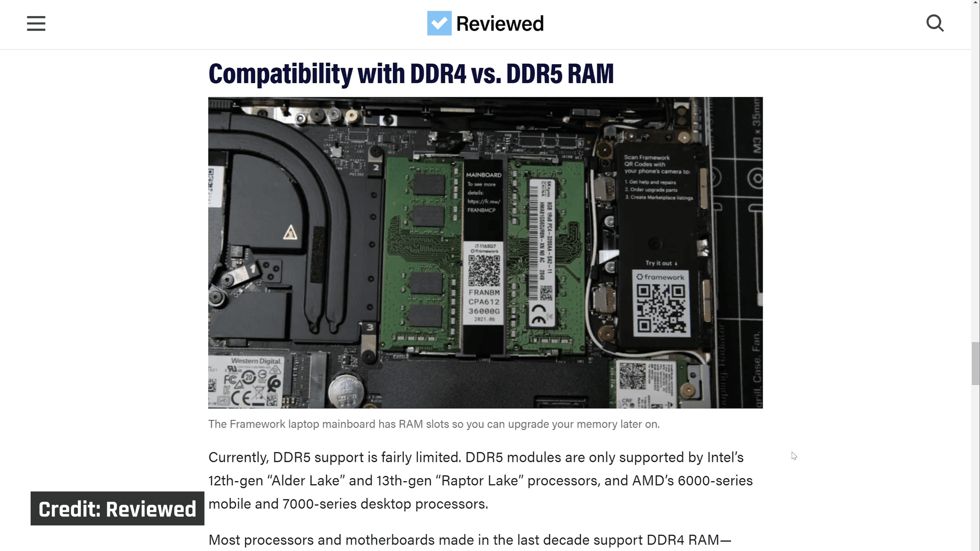 RAM compatibility